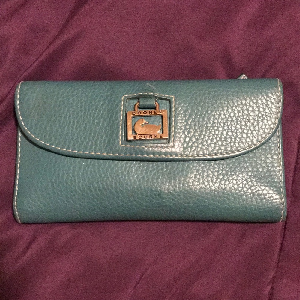 Teal authentic Wallet